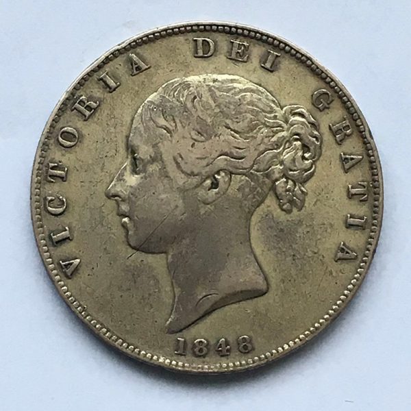 Halfcrown 1848