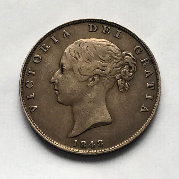 Halfcrown 1848