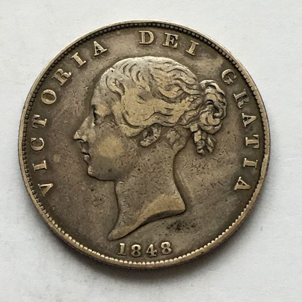 Halfcrown 1848