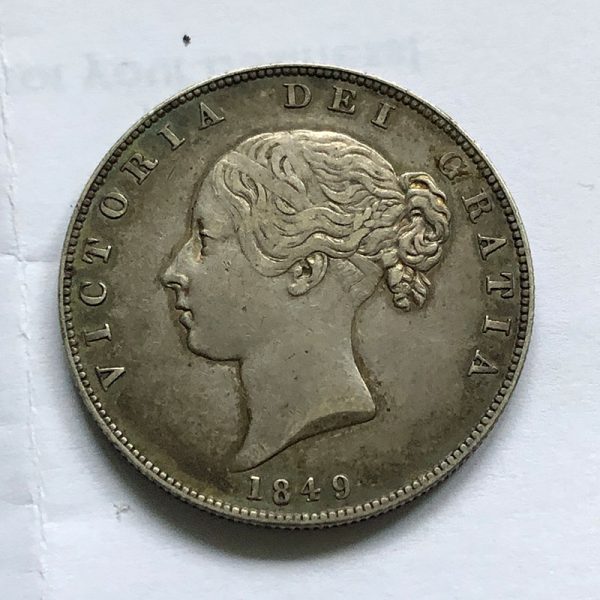 Halfcrown 1849