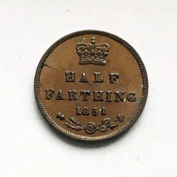 1/2 Farthing 1851