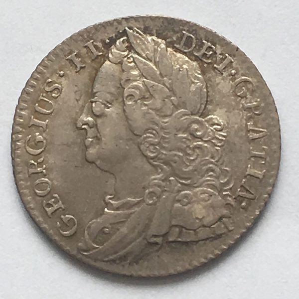 Sixpence 1745