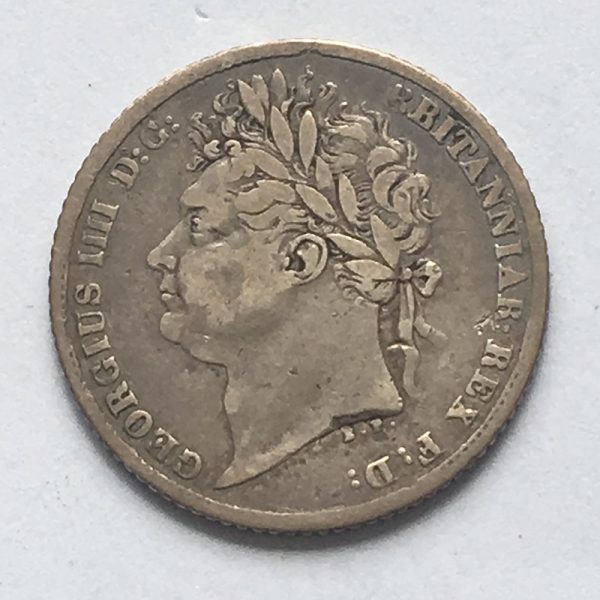 Sixpence 1821