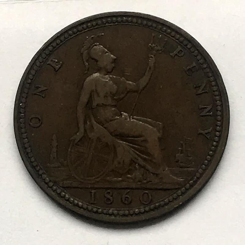 Penny 1860 F6