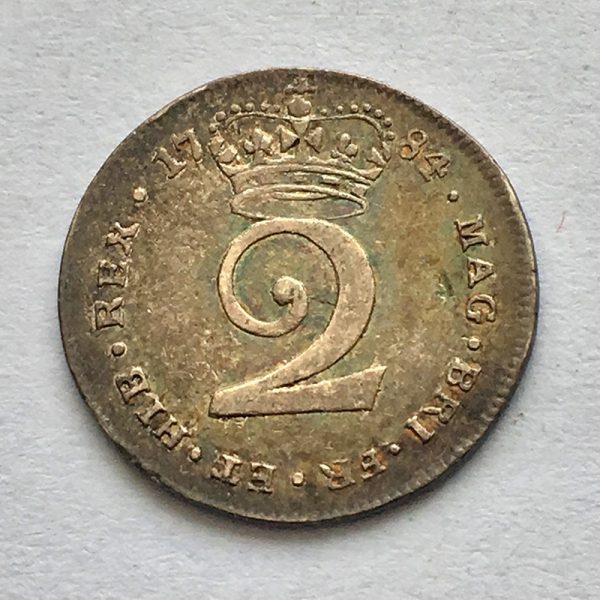 Maundy 2 Pence 1784