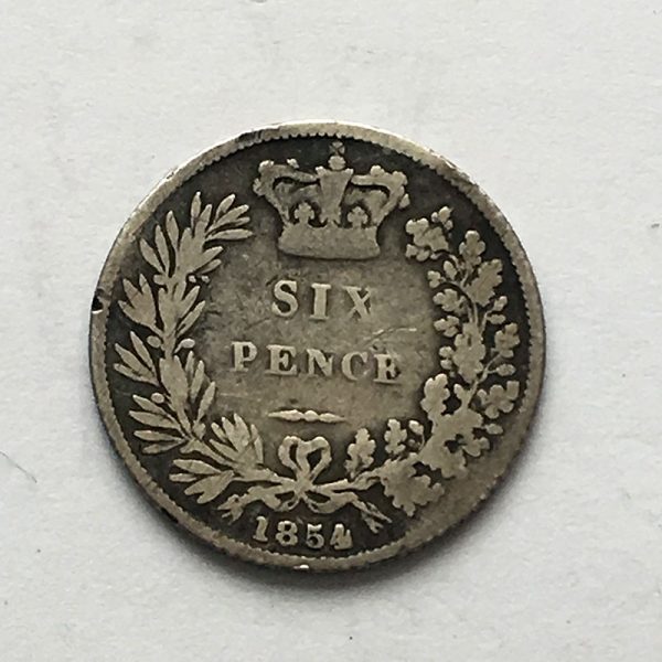 Sixpence 1854