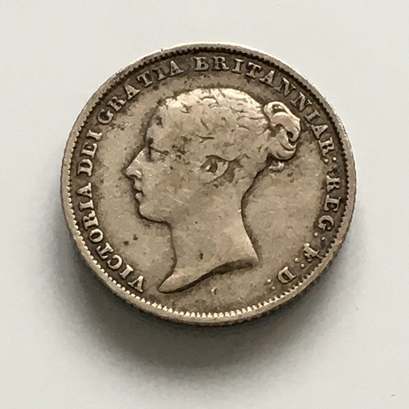Sixpence 1854