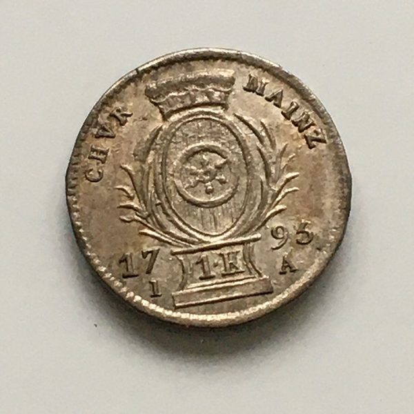 IMG_2829 German states Mainz Kreuzer 1795