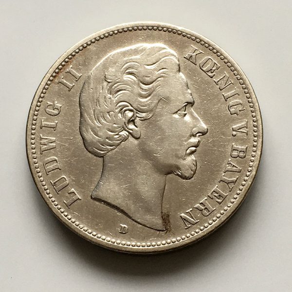 IMG_2891 German states Bavaria 5 Marks 1876