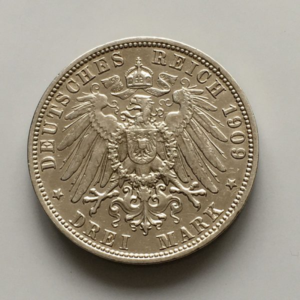 IMG_2898 German states Bavaria 3 Marks 1909