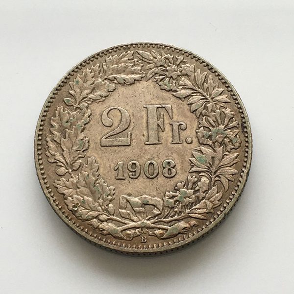 IMG_3527 Switzerland 2 Francs 1908