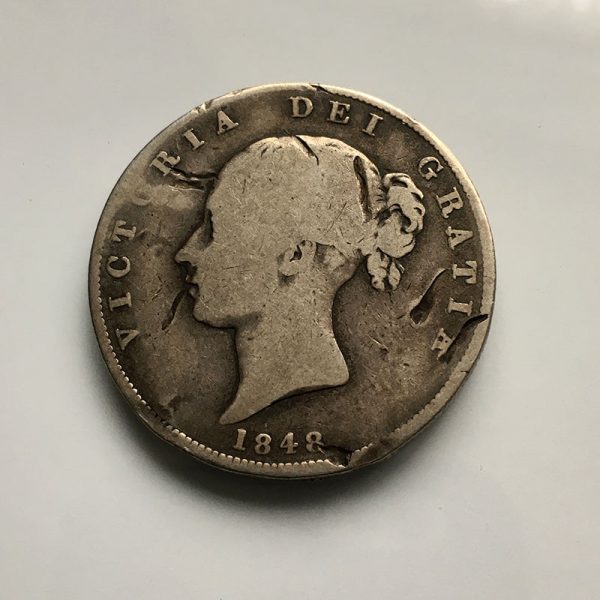 Halfcrown 1848