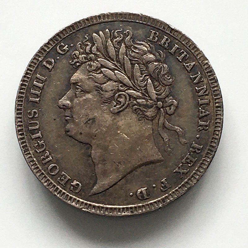 Maundy 3 Pence 1825
