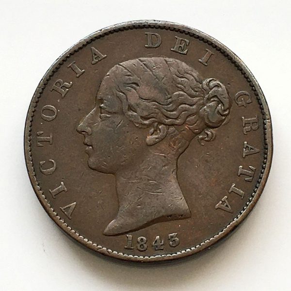 Halfpenny 1843