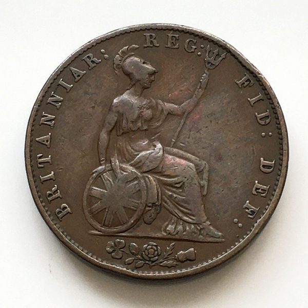 Halfpenny 1843