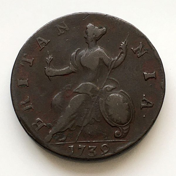 Halfpenny 1739