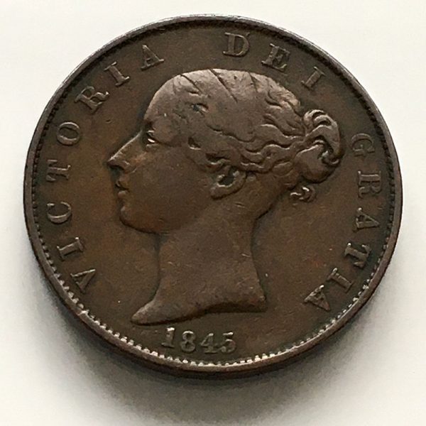 Halfpenny 1845