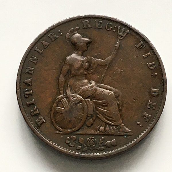 Halfpenny 1845