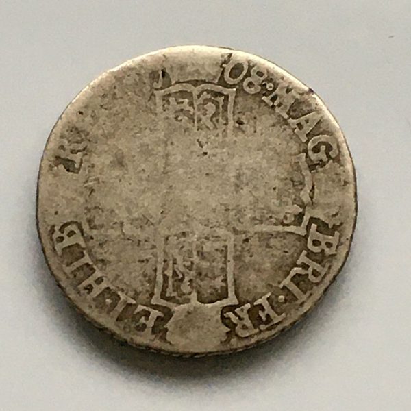 Sixpence 1708