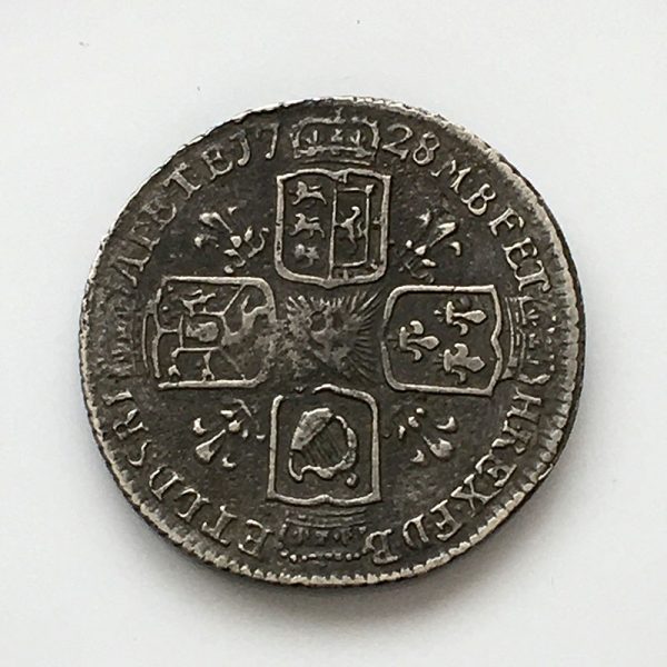 Sixpence 1728