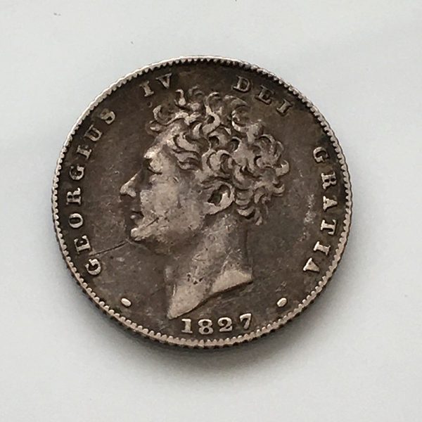 Sixpence 1827