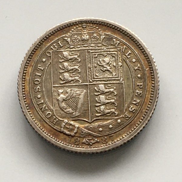 Sixpence 1887