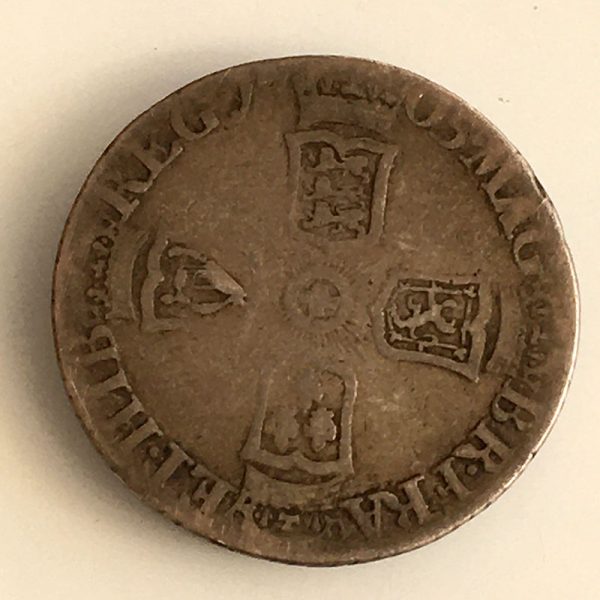 Sixpence 1705
