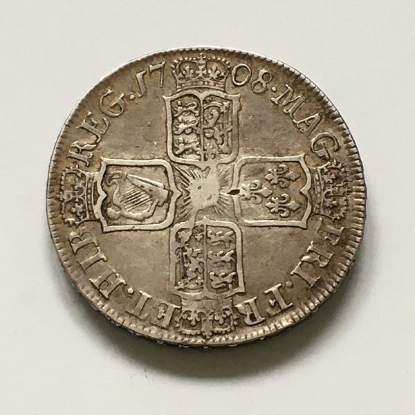 Halfcrown 1708 E