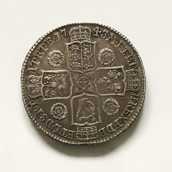 Halfcrown 1743