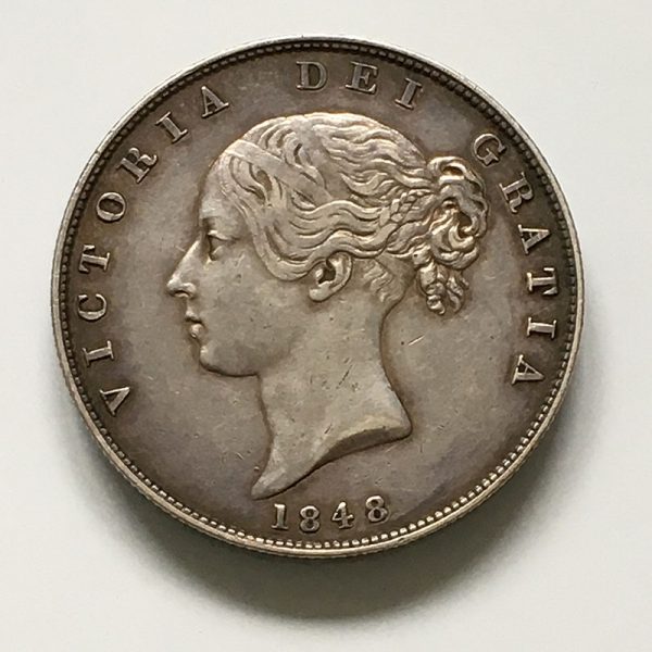 Halfcrown 1848/6