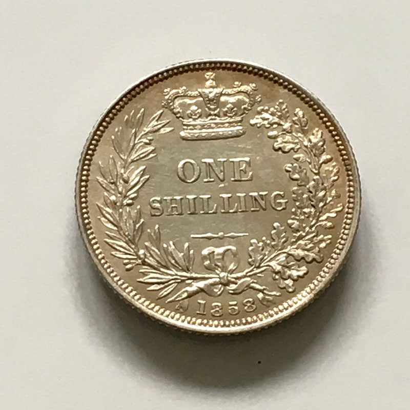 Shilling 1858