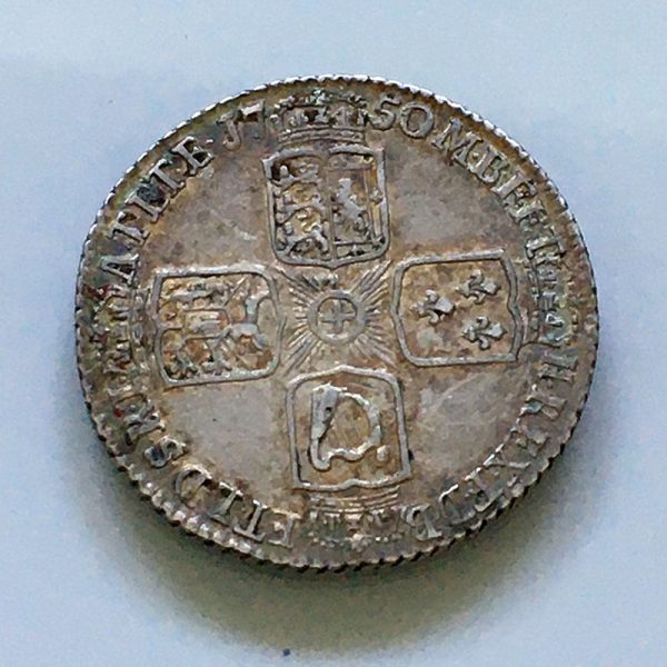 Sixpence 1750