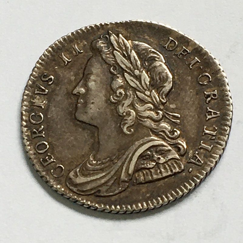 Sixpence 1728
