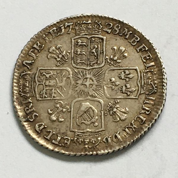 Sixpence 1728
