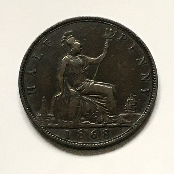 Halfpenny 1868