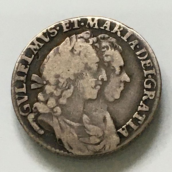 Sixpence 1694