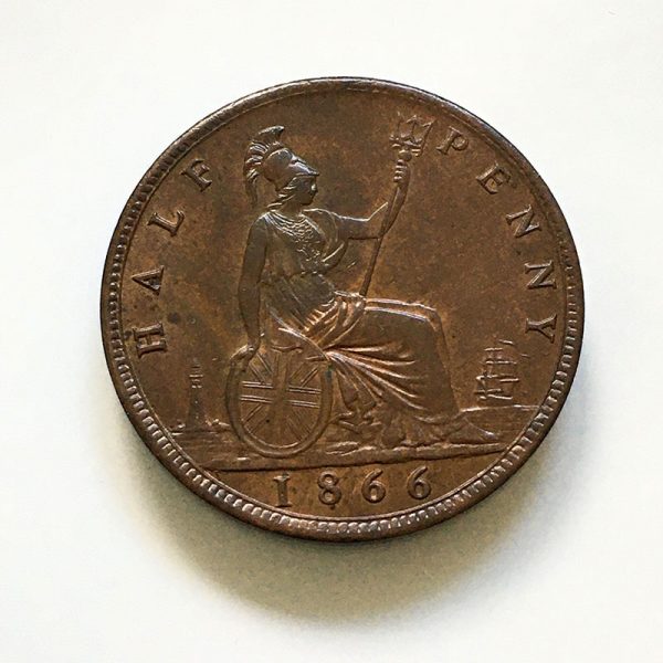 Halfpenny 1866