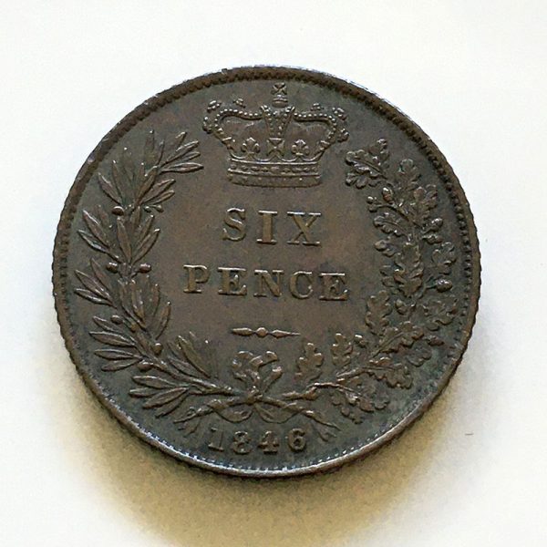 Sixpence 1846