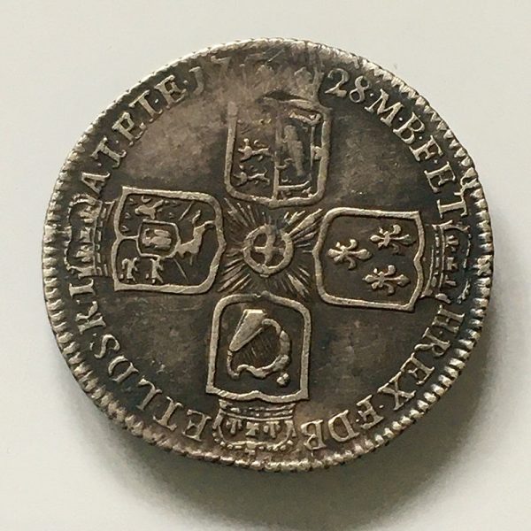 Sixpence 1728