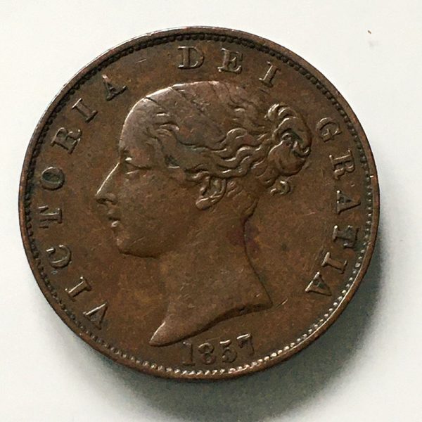 Halfpenny 1857