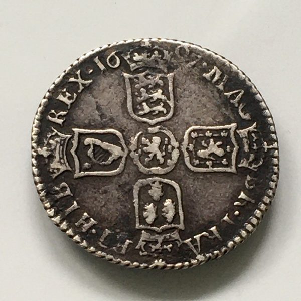 Sixpence 1697