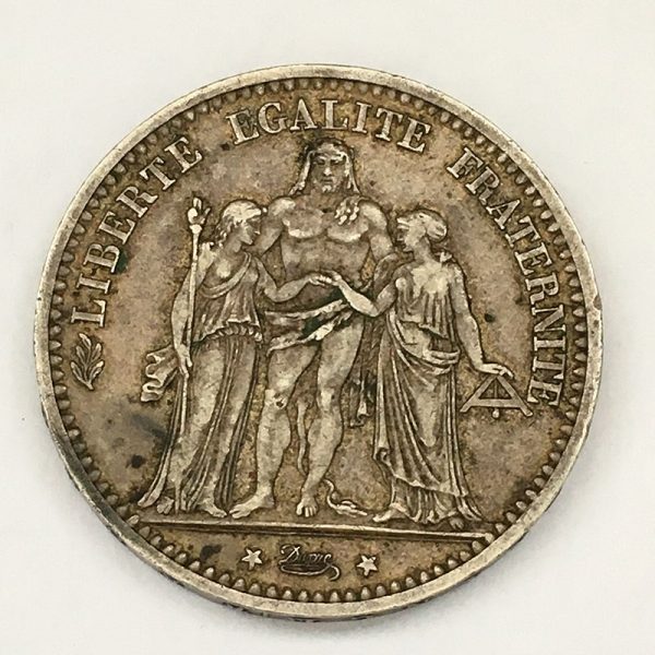 France 5 Francs 1874