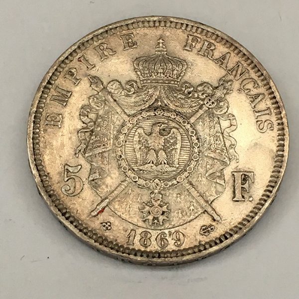 France 5 Francs 1869