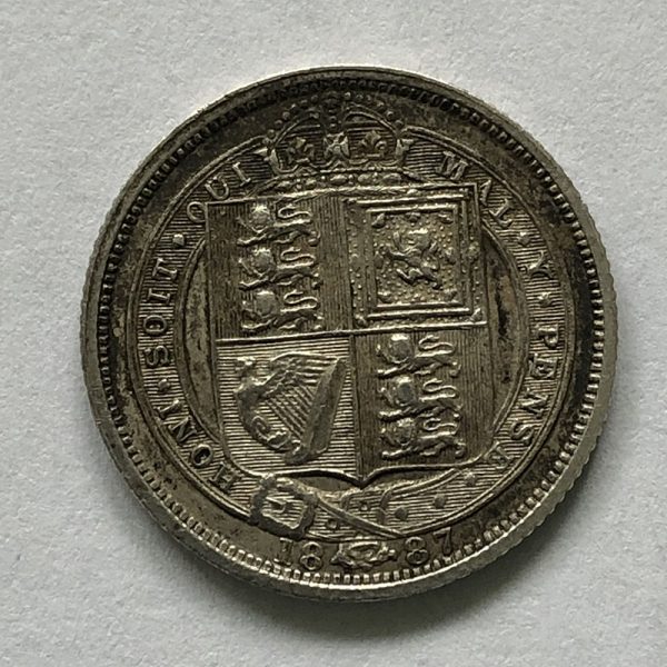 Sixpence 1887