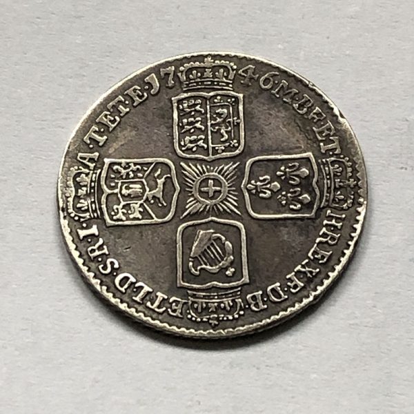 Sixpence 1746