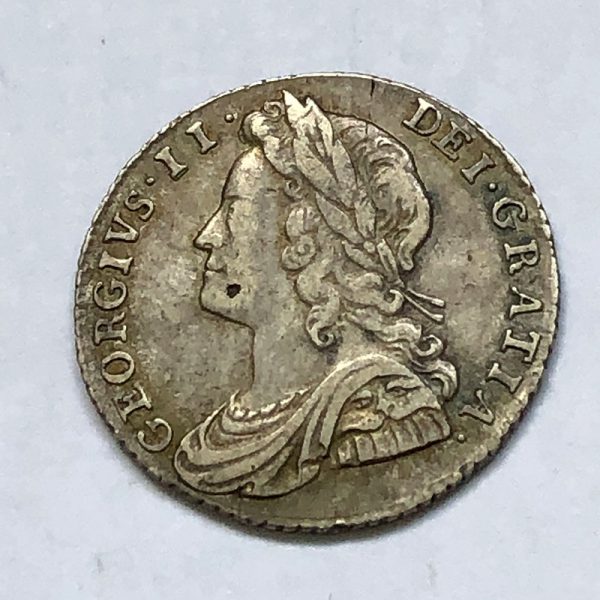 Sixpence 1732