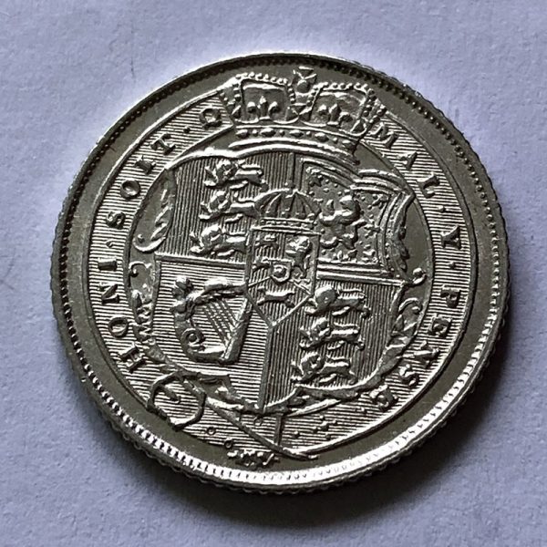 Sixpence 1818