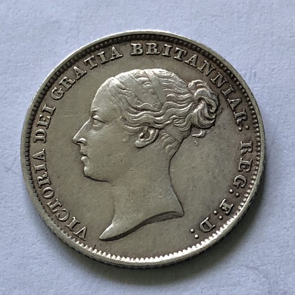Sixpence 1845