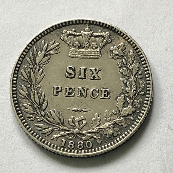 Sixpence 1880