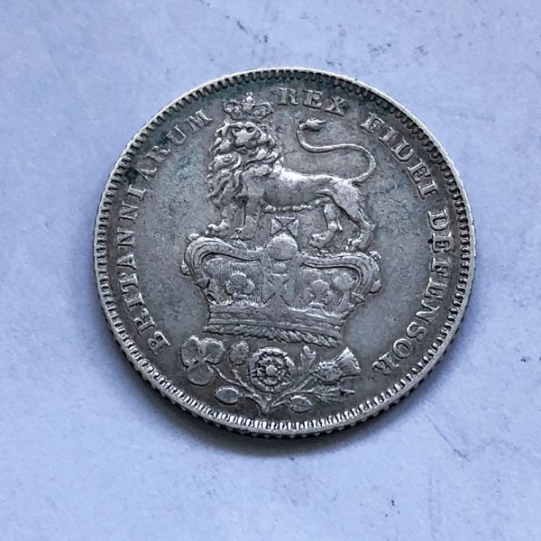 Sixpence 1828
